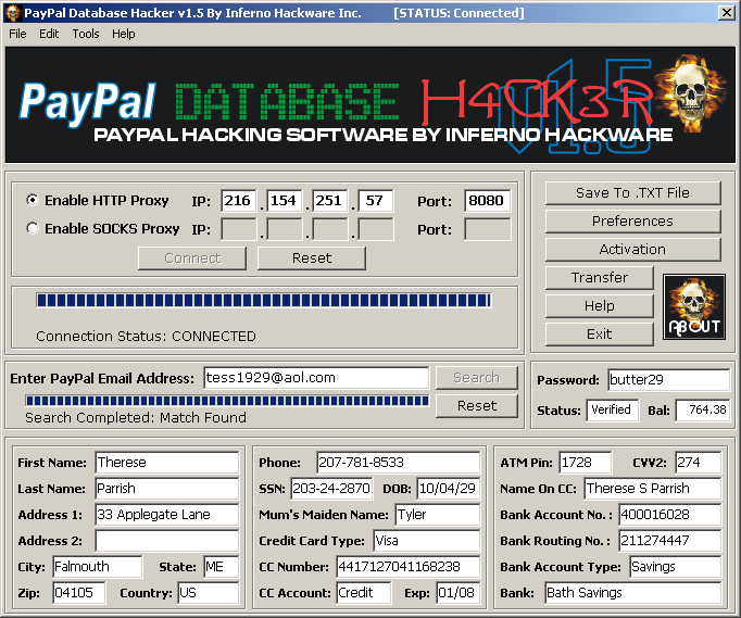 credit card generator hacker
